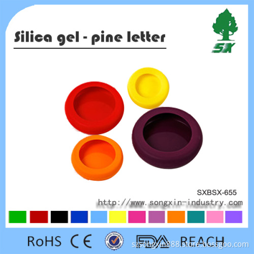 Colorful Vegetable&Fruit Silicone Lids For Kitchen Fresh